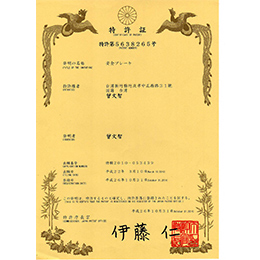 日本專利證書-安全剎車
